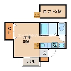 赤迫駅 徒歩14分 2階の物件間取画像